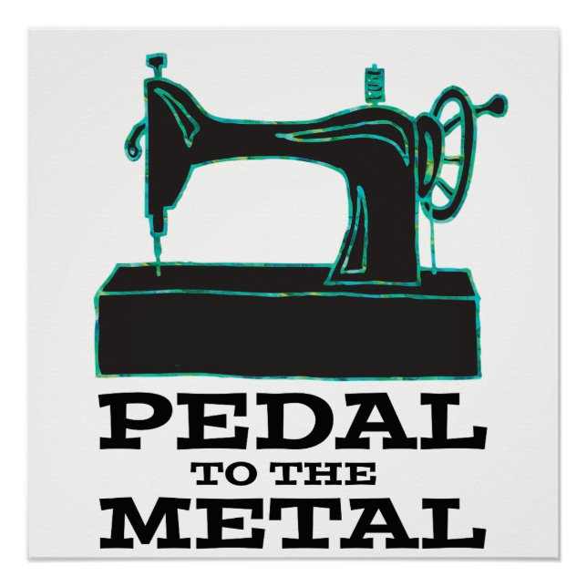 Póster Pedal para a Poster de metal (Frente)