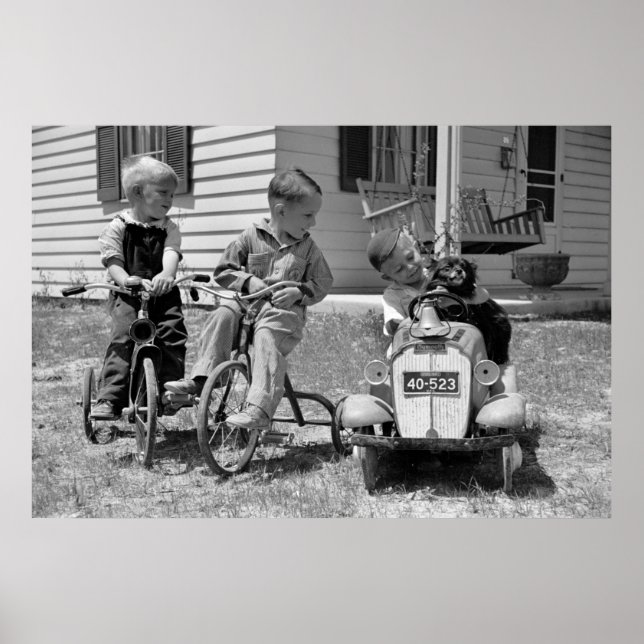 Póster Pedal Power, 1930 (Frente)