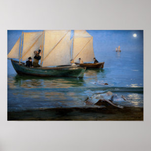 Poster Peder Severin Kroyer - Barcos De Pesca