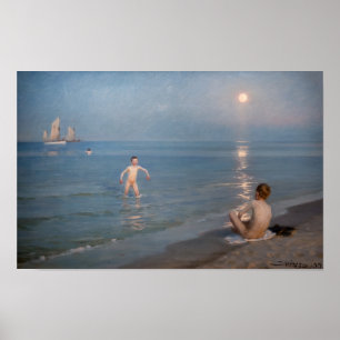 Poster Peder Severin Kroyer - Boys Bathing at Skagen