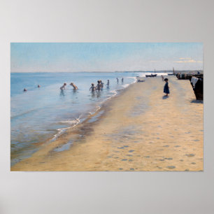 Poster Peder Severin Kroyer - Dia de Verão em Skagen Bea