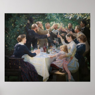Poster Peder Severin Kroyer - Hip, Hip, Hurrah!