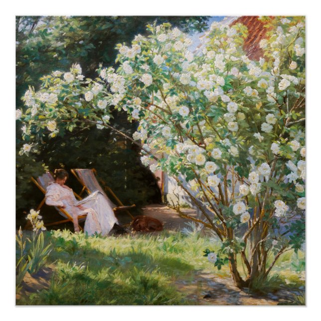Póster Peder Severin Kroyer - Rosas (Frente)