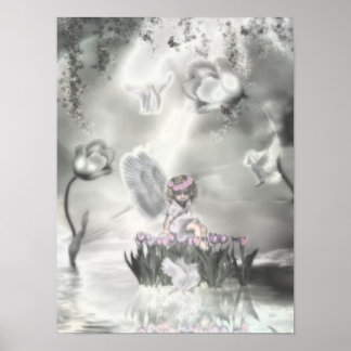 Poster Pedistal Angel