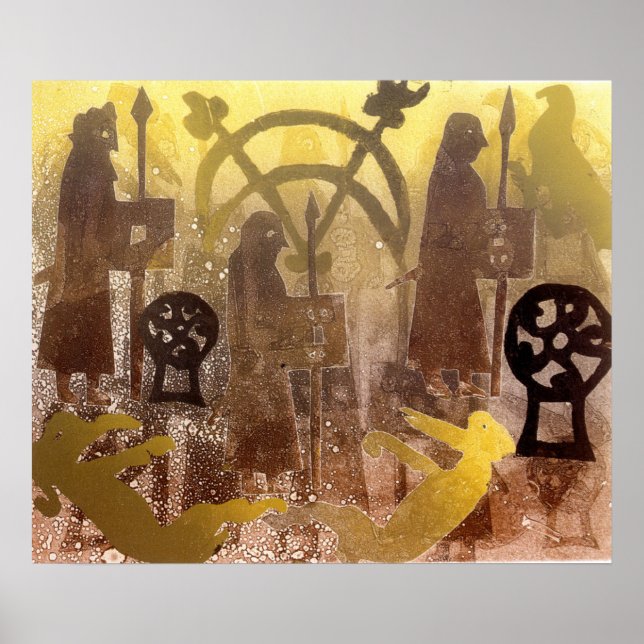 Póster Pedra de Birsay Picta (Frente)