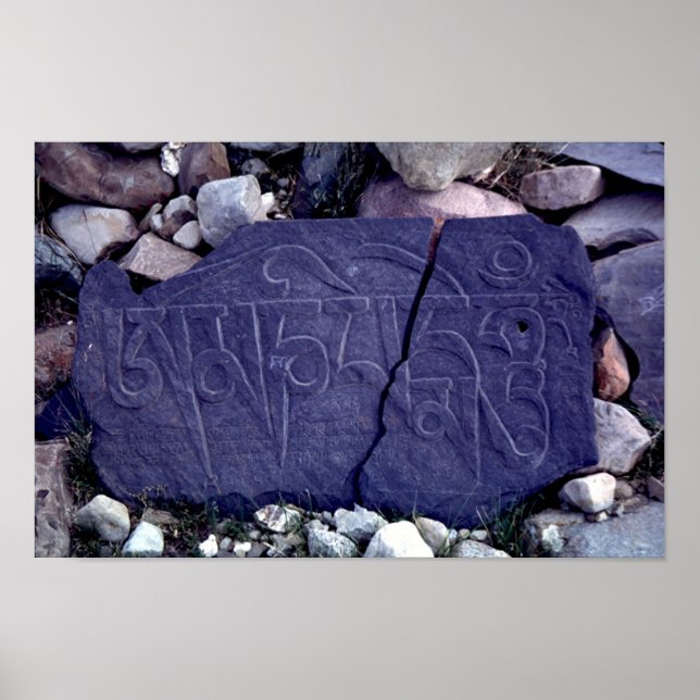 Póster Pedra Mani rachada (Frente)