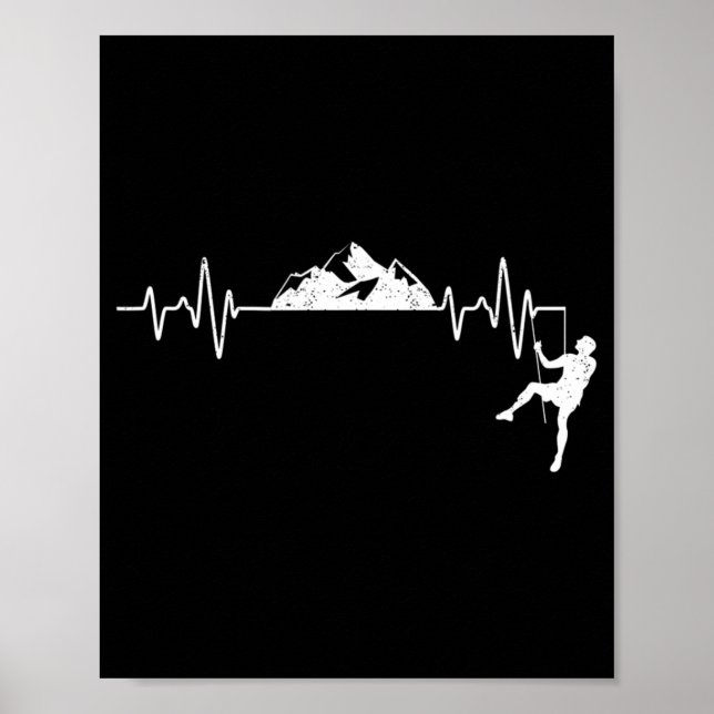 Poster Pedra Subindo Pulso Climático Pulso Montanha Fora (Frente)