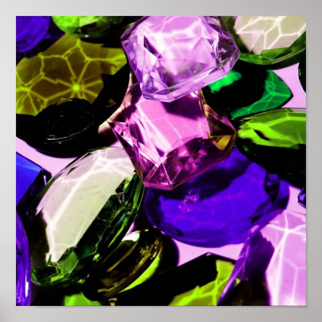 Póster Pedras Preciosas (Frente)