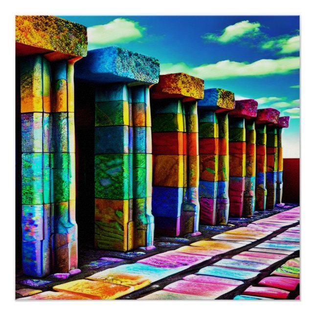 Póster Pedras Psicodélicas (Frente)