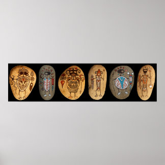 Póster Pedras Shaman