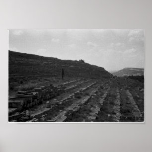 Poster Pedreira de Limestone no Anfiteatro na Crimeia