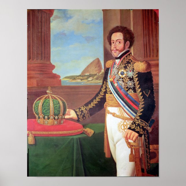 Póster Pedro I Imperador do Brasil, 1825 (Frente)
