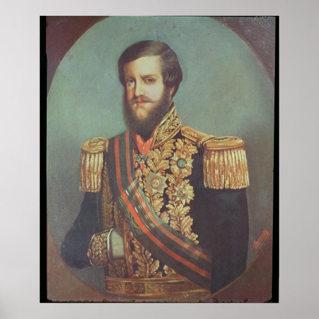 Poster Pedro II Imperador do Brasil (Frente)