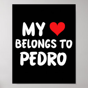 Poster Pedro - Meu Coração Pertence a Pedro - Amor