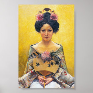 Póster Pedro Sáenz (1864-1924), japonesa de Disfraz