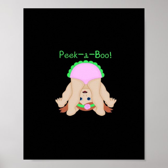 Poster Peekabo Para O Halloween (Frente)