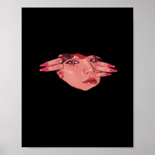 Poster Peekaboo - Sloth Design Vibes