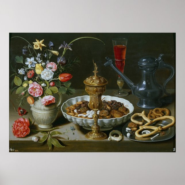 Poster Peeters - Nozes, Doces E Flores (Frente)