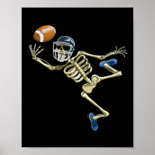 Poster Pegada Americana Skeleton Halloween Men Pegada