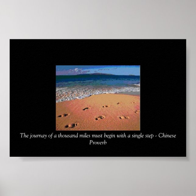 Poster Pegadas (Frente)