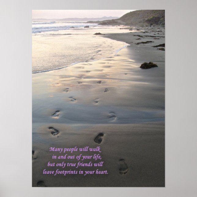 Póster Pegadas (Frente)