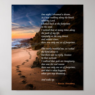 Poster Pegadas ateus