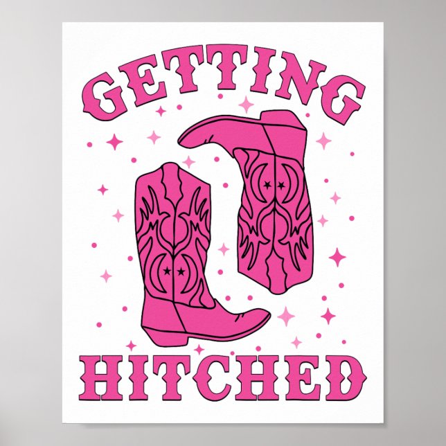 Poster Pegando a Bachel de Casamento Ocidental da Noiva C (Frente)