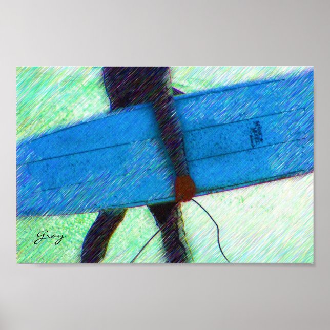 Poster Pegar uma onda (Frente)