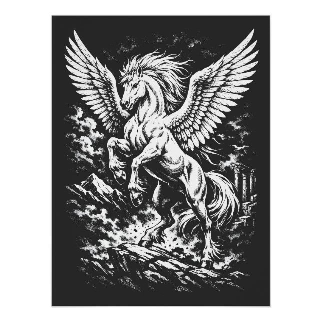 Póster Pégaso — Arauto Alado da Tempestade (Frente)