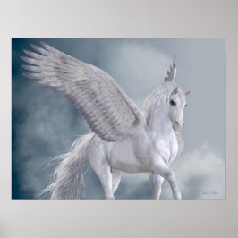 Poster Pegasus branco maravilhoso