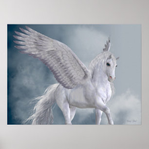 Poster Pegasus branco maravilhoso