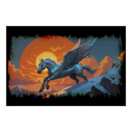Póster Pegasus da Montanha Silver