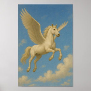 Poster Pegasus em Voo - O Espírito das Legendas ao Estilo
