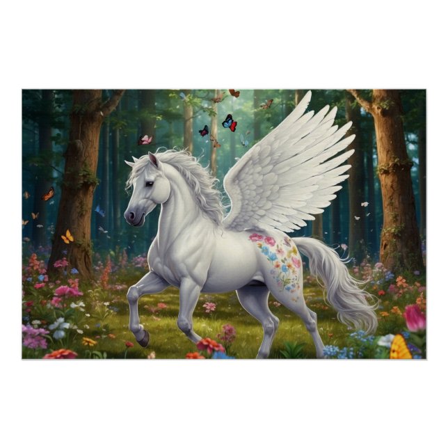 Póster Pegasus Mare em Springtime (Frente)