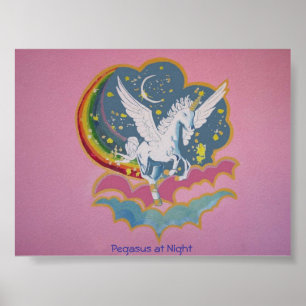 Póster Pegasus na noite