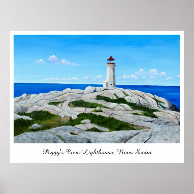 Poster Peggy's Cove Lighthouse (Frente)
