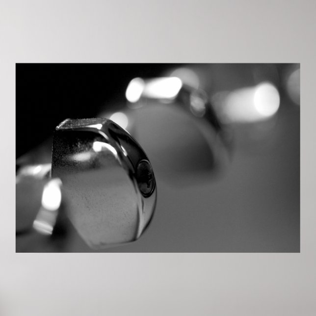 Póster Pegs de Ajuste de Violão (Frente)