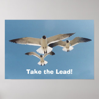 Póster Pegue a liderança!