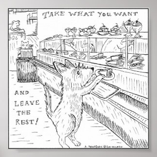 Póster Pegue o que quiser...