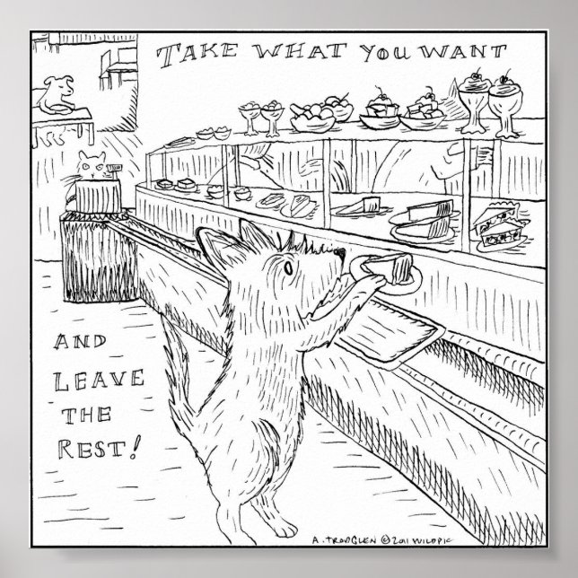 Póster Pegue o que quiser... (Frente)