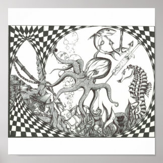 Póster Pegue um apoio