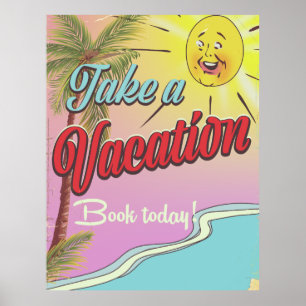 Poster Pegue um Livro de Férias hoje!