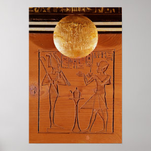 Poster Peito portátil, detalhe de Tutankhamun