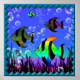 Poster Peixe-arco-íris