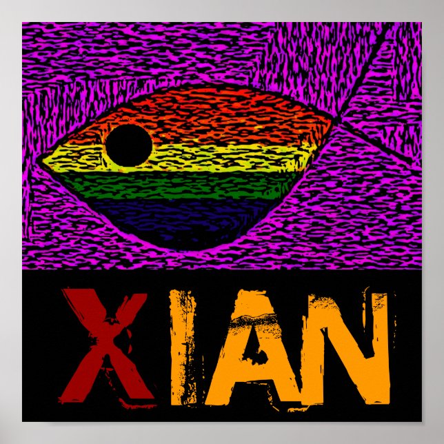 Póster Peixe Arco-Íris (Frente)