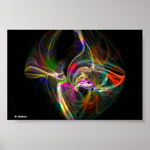 Póster Peixe dourado extravagante