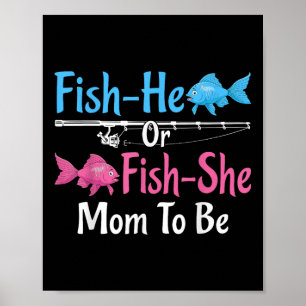 Poster Peixe-ele Ou Peixe-ela Mamãe Para Ser Revelação Do