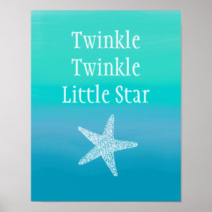 Poster Peixe-Estrelinha (Ocean Beach) Twinkle Twinkle Twi