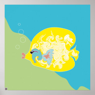 Póster Peixe Fofo