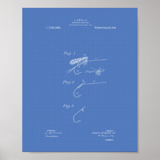 Poster Peixe Isco 1914 - Projeto de Arte Patente